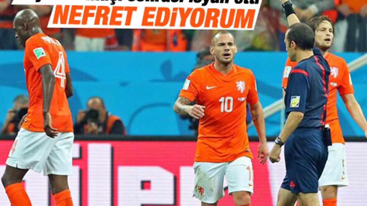 Sneijder: Penaltılardan nefret ediyorum