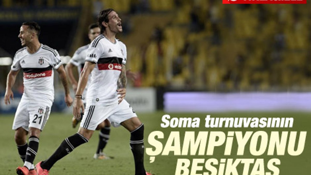 Soma turnuvasının şampiyonu Beşiktaş oldu