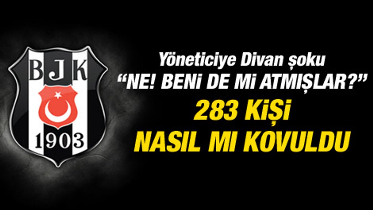 Beşiktaş'ta 283 üye nasıl atıldı