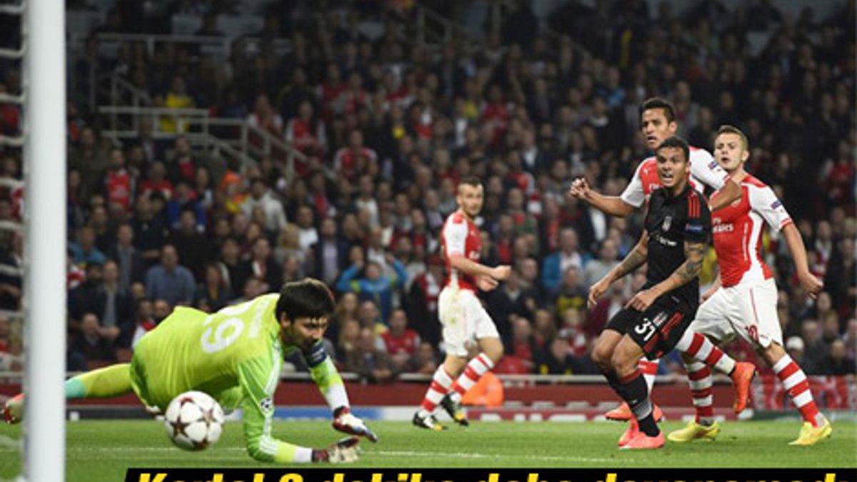 Arsenal'in tek golü Alexis Sanchez'den