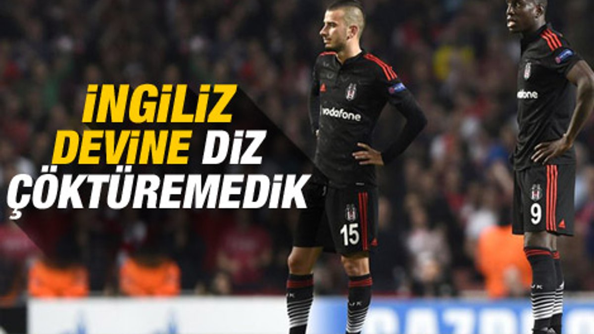 Beşiktaş Şampiyonlar Ligi'ne veda etti