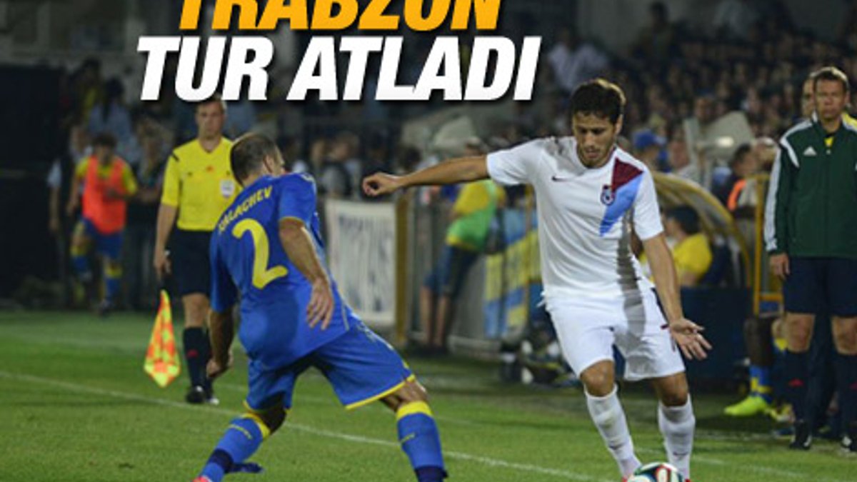 Trabzonspor UEFA'da  tur atladı