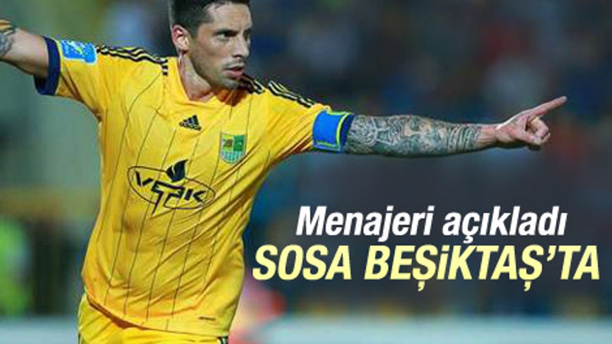 Sosa'nın menajeri açıkladı: Beşiktaş ile anlaştık