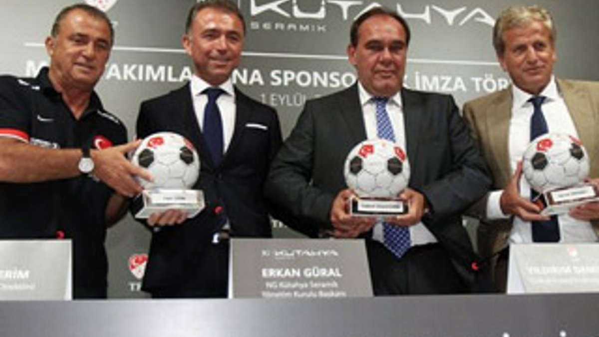 Kütahya Seramik futbol milli takım sponsoru oldu