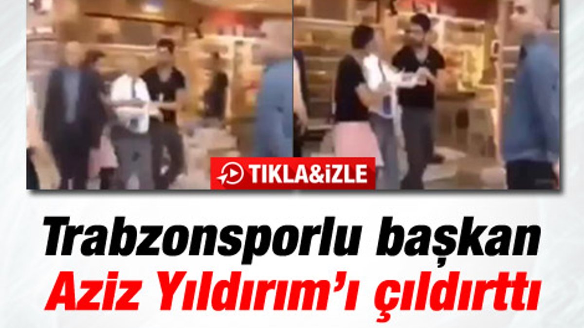 Aziz Yıldırım ile Trabzonsporlu başkan birbirine girdi