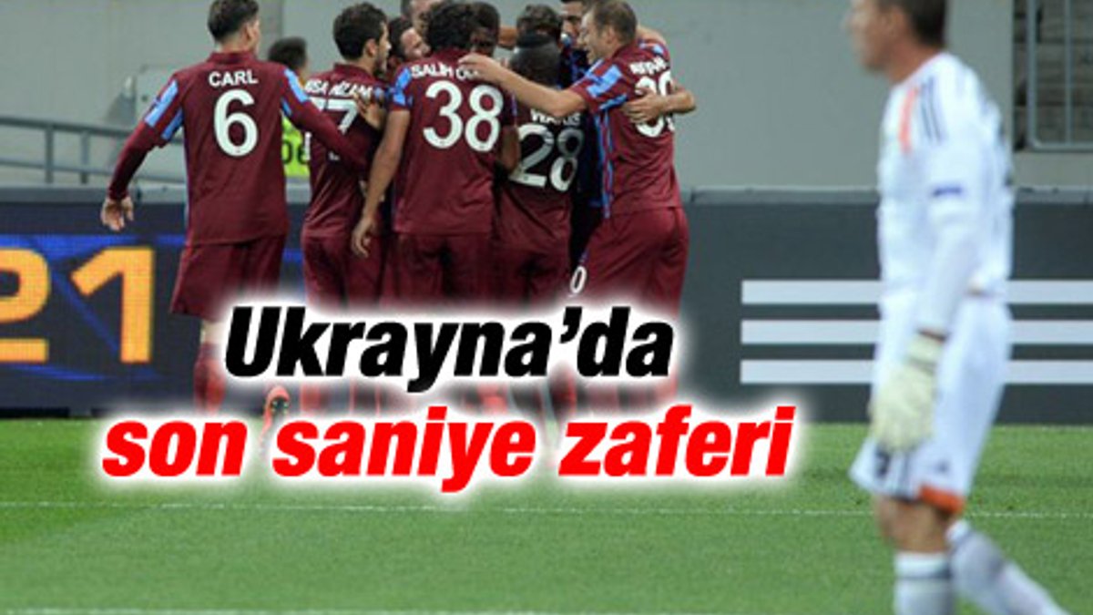 Trabzonspor deplasmanda Metalist Kharkiv'i yendi