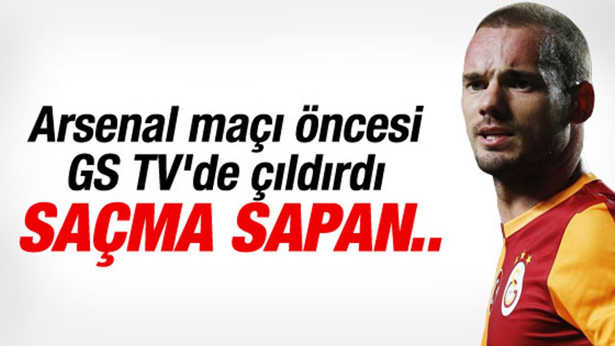 Sneijder: Saçma sapan iddialar ortaya atılıyor