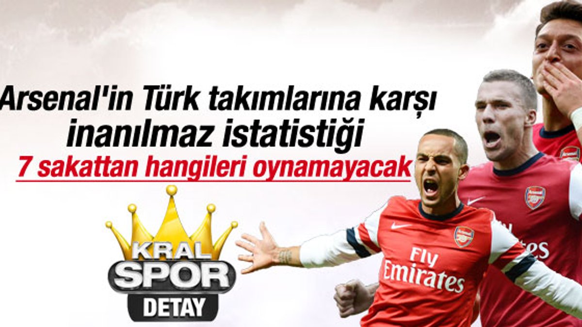 Türk takımları Arsenal'in bileğini bükemiyor