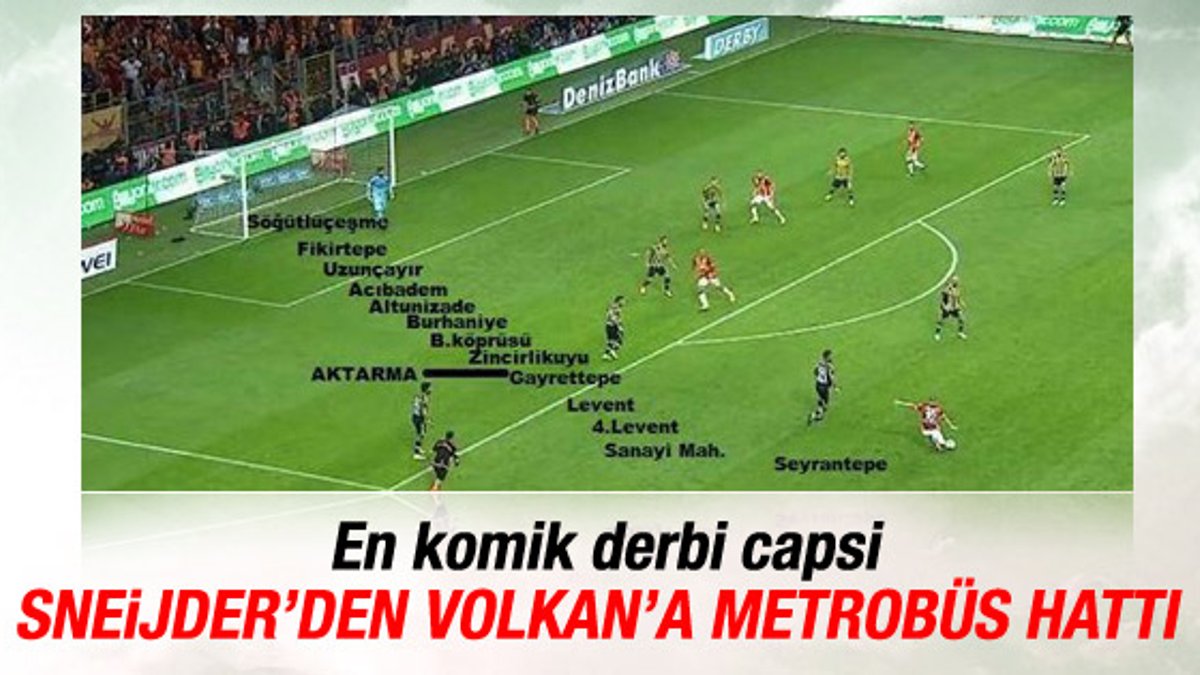 Sneijder'den Volkan'a metrobüs hattı
