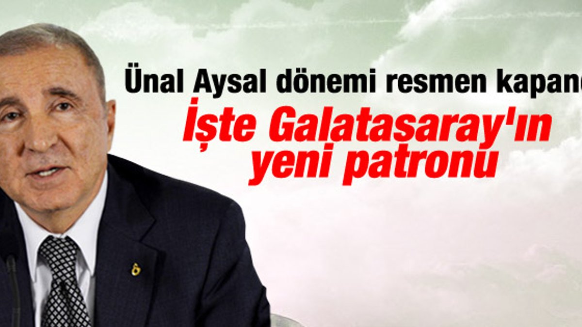 Galatasaray'ın yeni başkanı Duygun Yarsuvat
