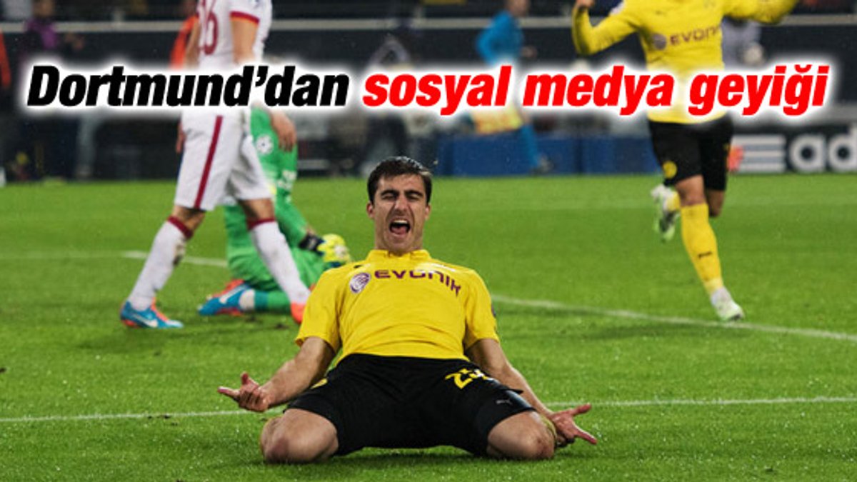 Borussia Dortmund Galatasaray'la Twitter'dan dalga geçti
