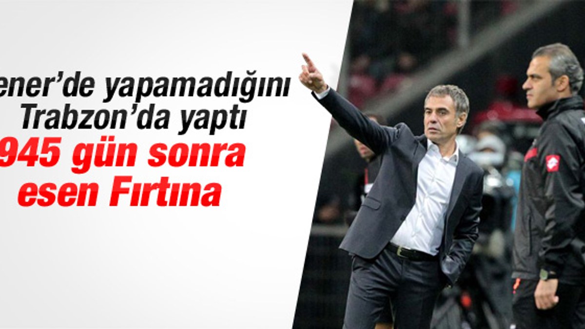 Trabzonspor deplasmanda Galatasaray'ı dağıttı