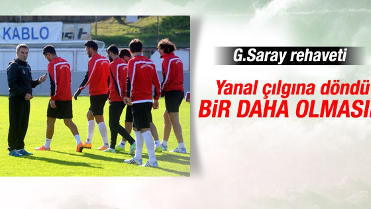 Trabzonsporlu futbolcular Ersun Yanal'ı kızdırdı