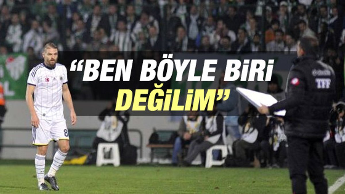 Fenerbahçeli Caner Erkin'den açıklama
