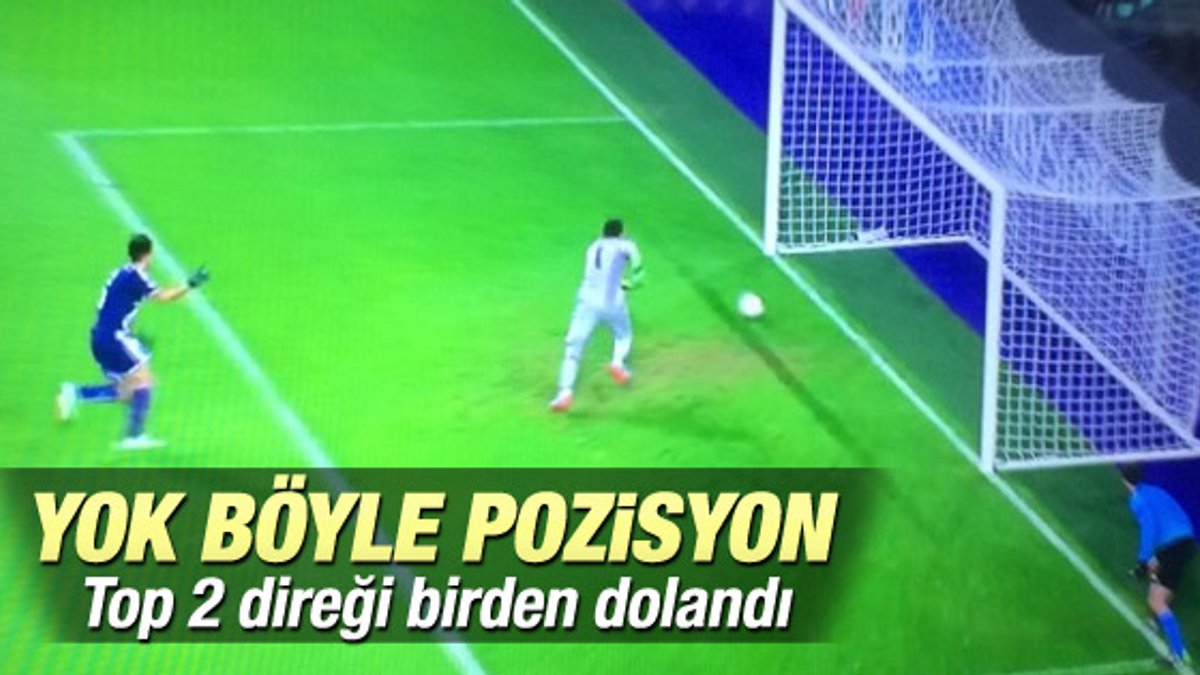Anderlecht-Galatasaray maçında baş döndüren pozisyon