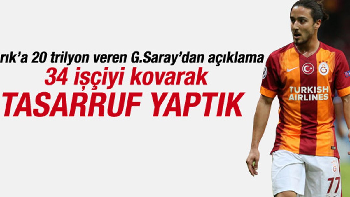 Galatasaray'da 34 işçinin işten çıkarıldığı açıklandı