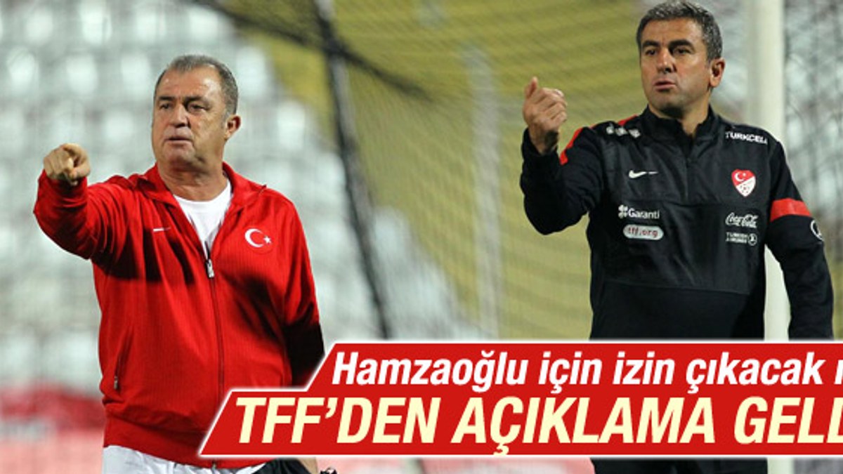 TFF'den Hamza Hamzaoğlu açıklaması