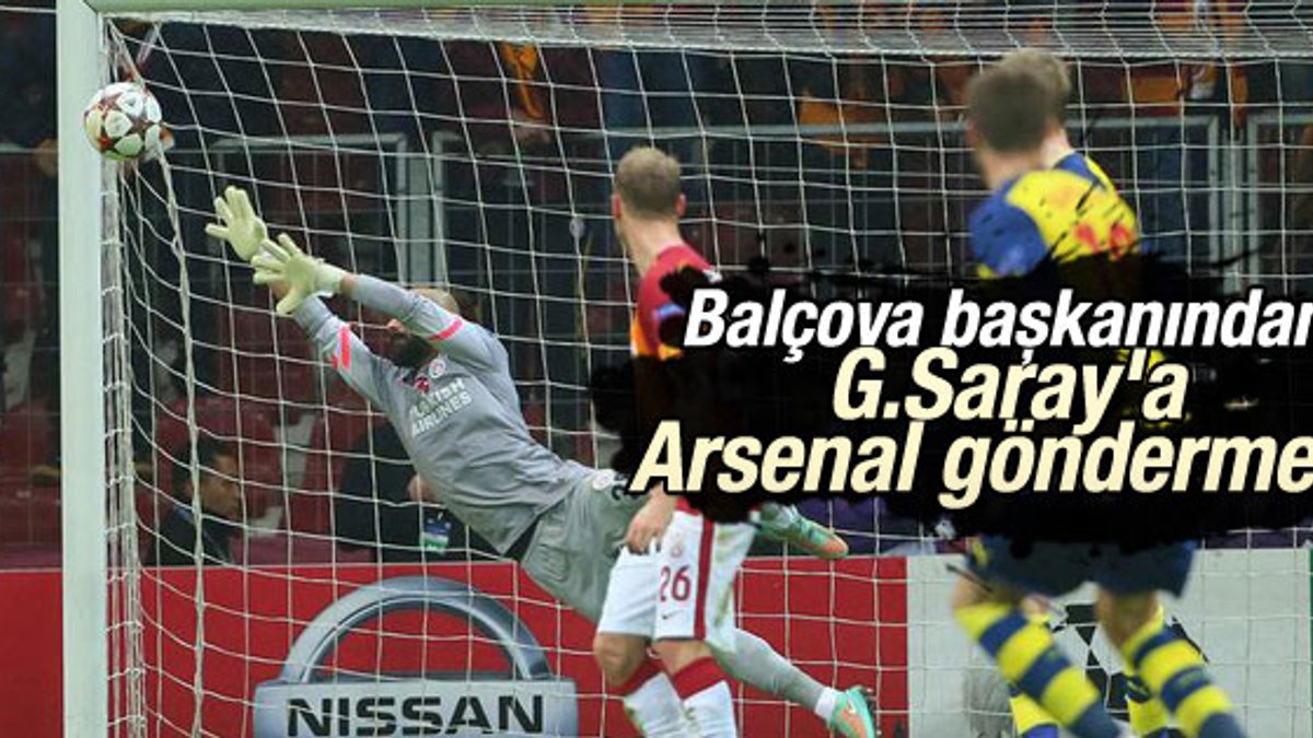 Balçova Başkanı'ndan G.Saray'a Arsenal göndermesi
