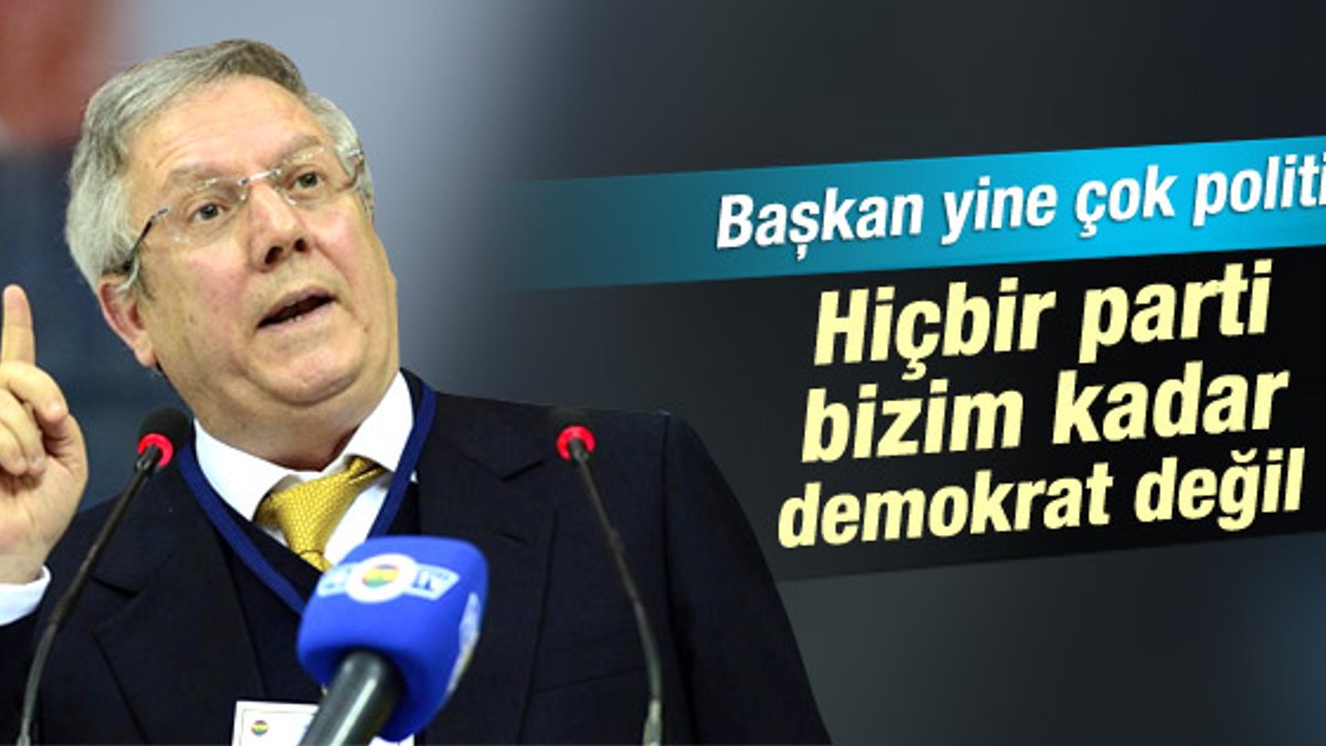 Yıldırım: Hiçbir parti Fenerbahçe kadar demokratik değil
