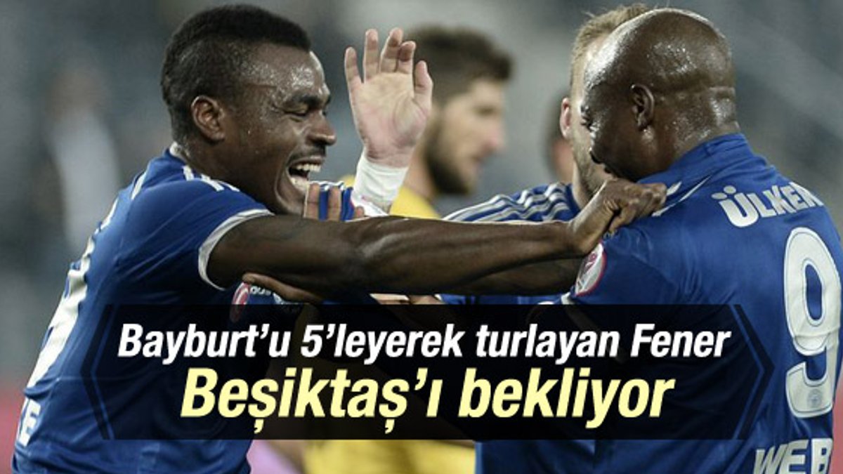 Bayburt'a fark atan Fenerbahçe tur atladı