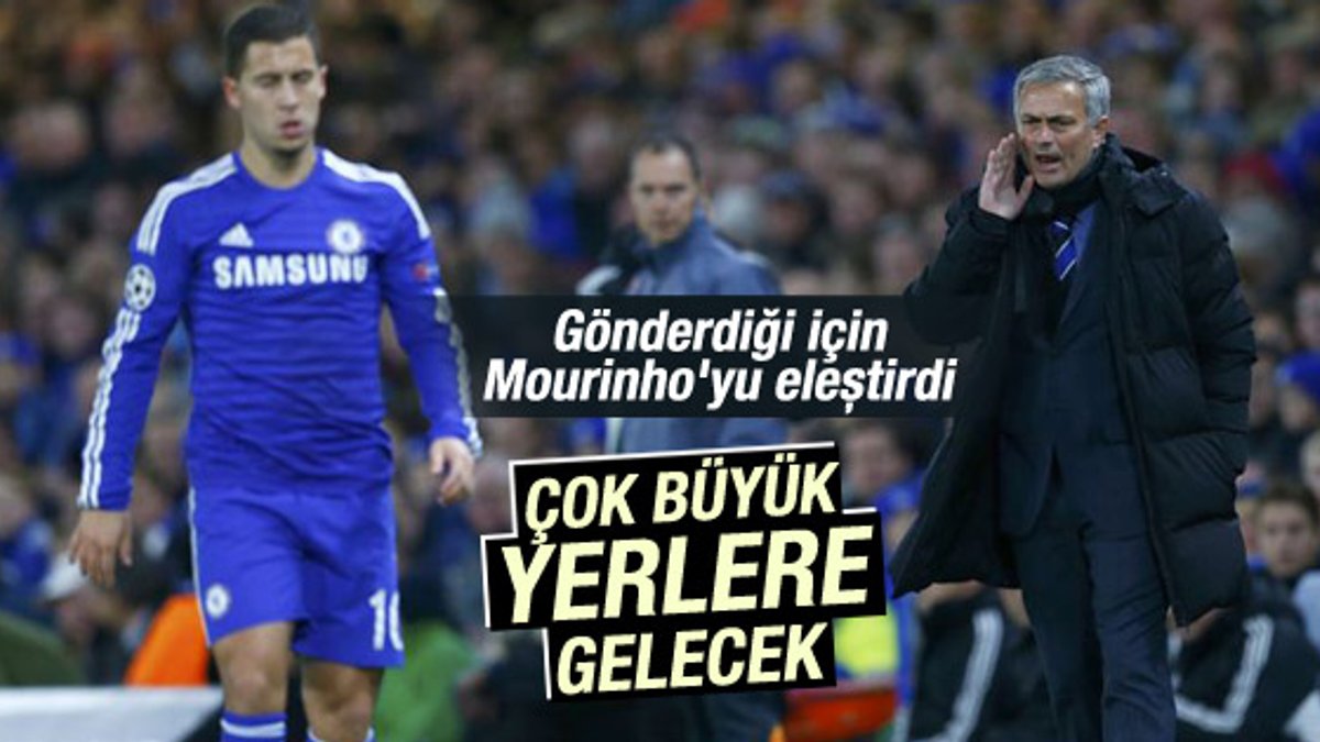 Hazard, Mourinho'yu eleştirdi