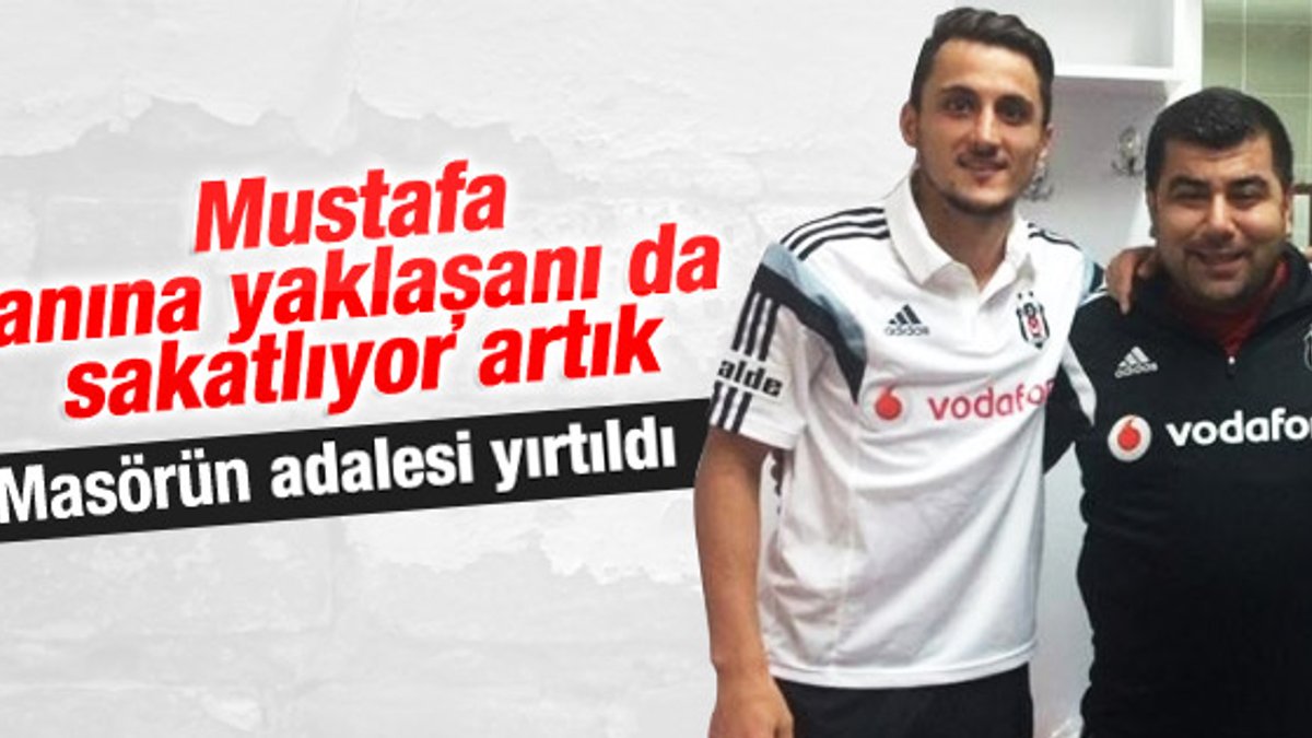 Beşiktaş masörü sakatlandı