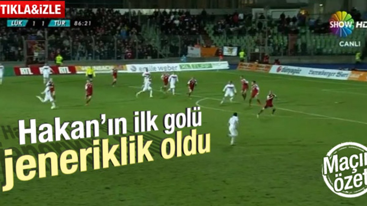 Hakan Çalhanoğlu Lüksemburg maçında ilk golünü attı