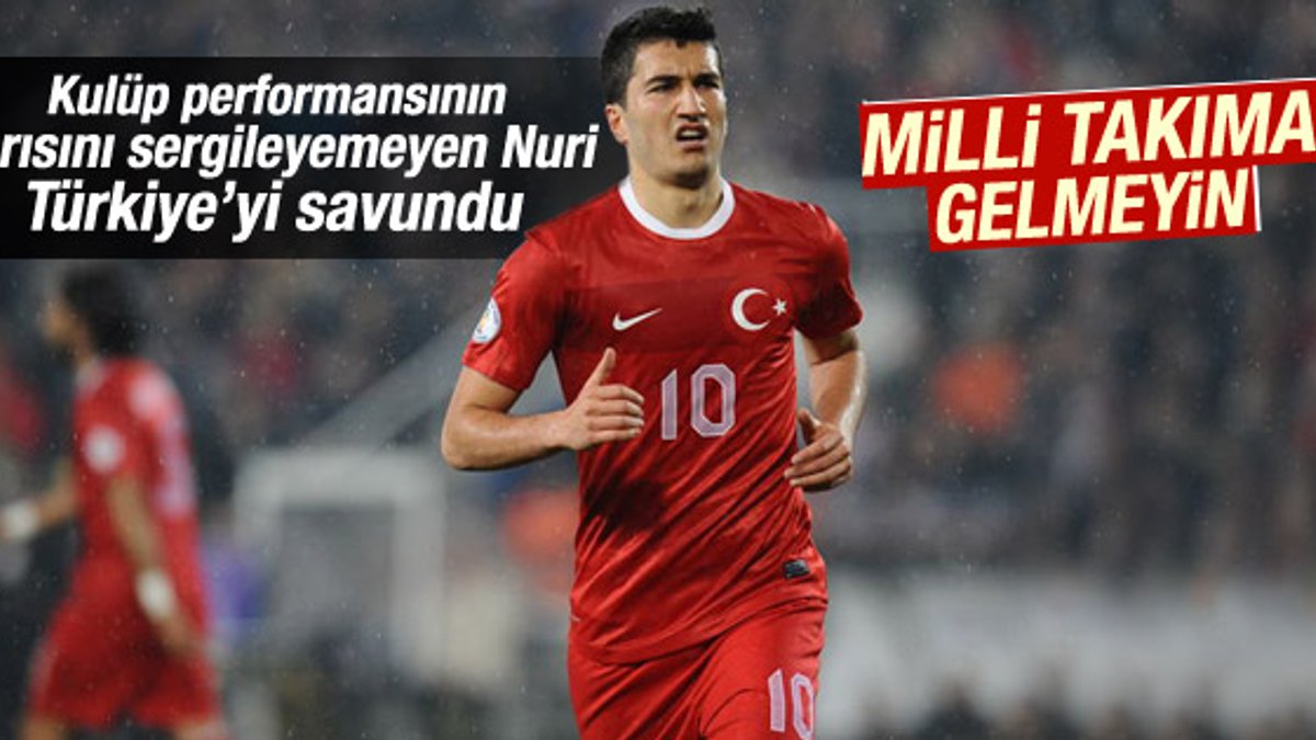 Nuri Şahin Almanya'daki gurbetçi futbolcuları eleştirdi