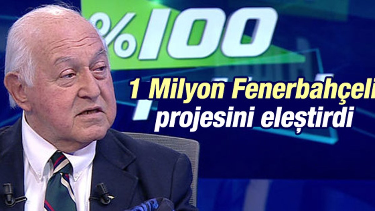 Duygun Yarsuvat 1 Milyon Fenerbahçeli projesini eleştirdi