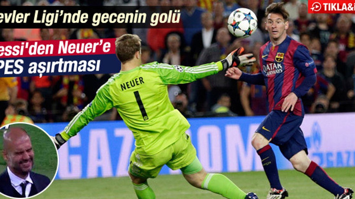 Messi'den Neuer'e PES aşırtması - İZLE