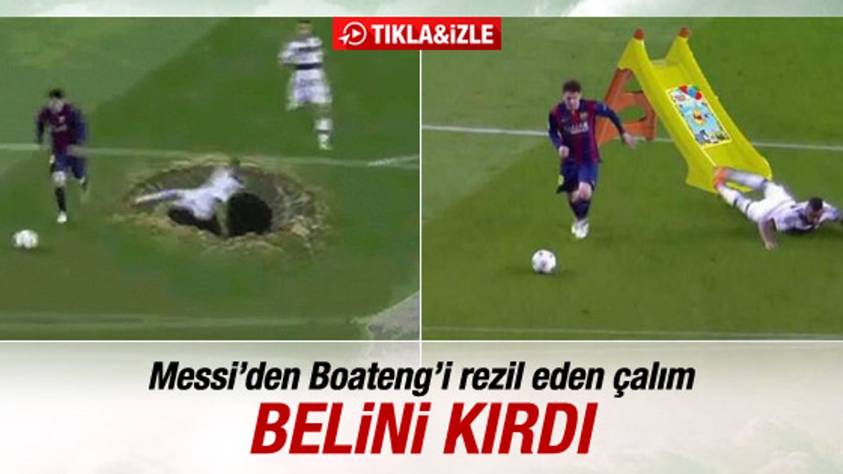 Messi'nin Boateng'e attığı çalım dalga konusu oldu