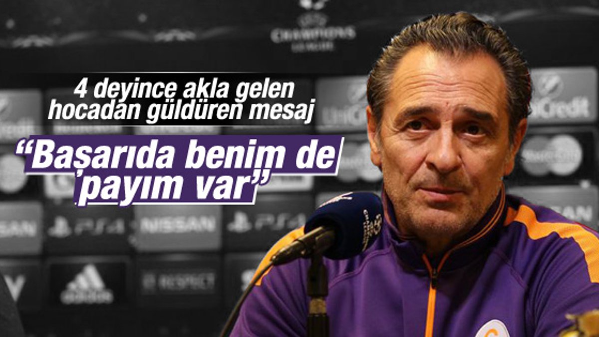 Prandelli'den Galatasaraylıları güldüren mesaj