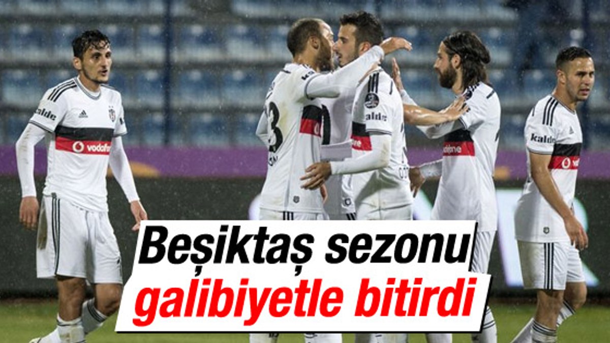 Beşiktaş sezonu Gençlerbirliği galibiyetiyle bitirdi