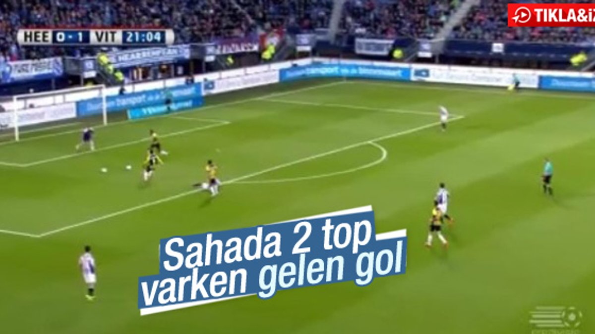 Sahada 2 top varken gelen gol - İZLE