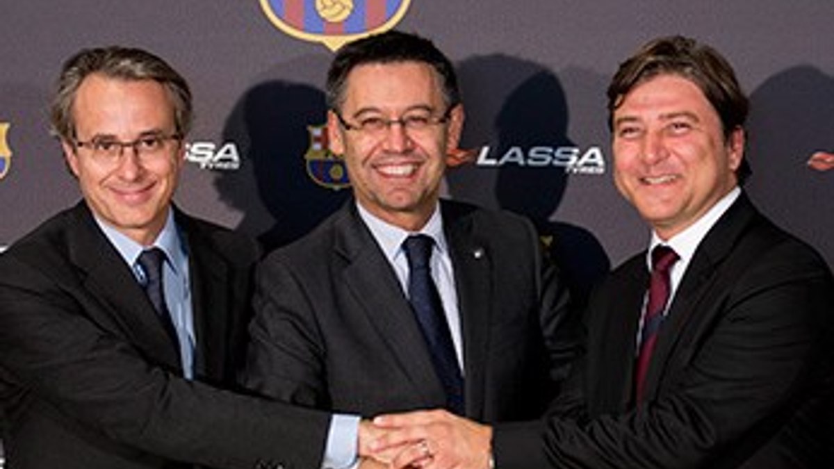 Lassa Barcelona'ya sponsor oldu