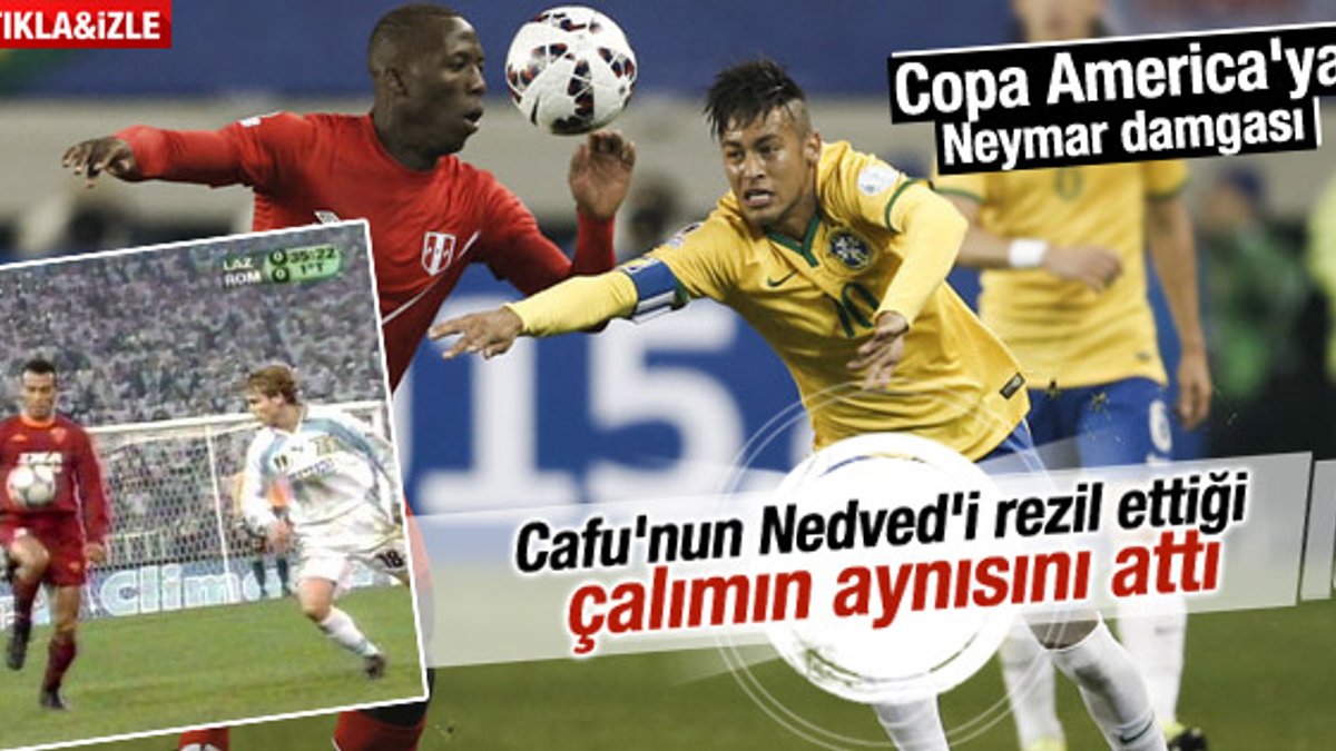 Neymar'dan rakibine Cafu çalımı - İZLE