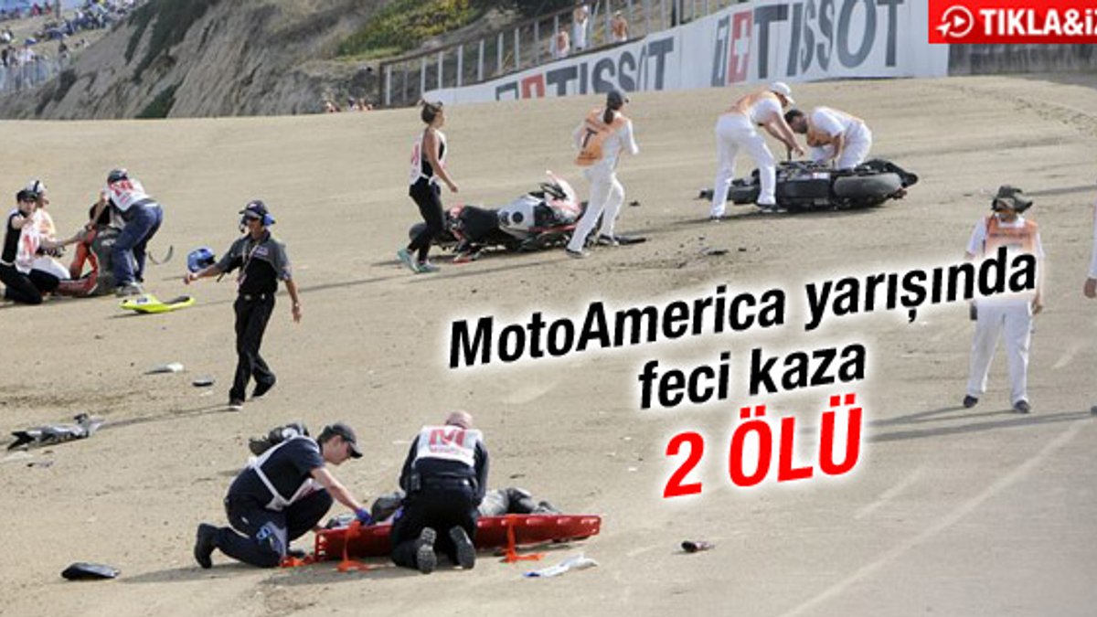 MotoAmerica yarışında feci kaza: 2 ölü İZLE