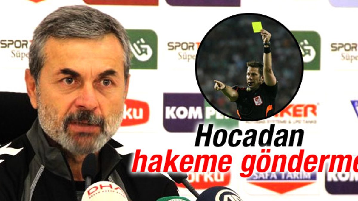 Aykut Kocaman’dan hakem Fırat Aydınus’a gönderme