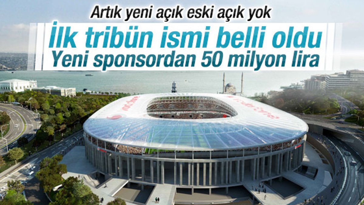 Spor Toto Vodafone Arena'ya sponsor oldu