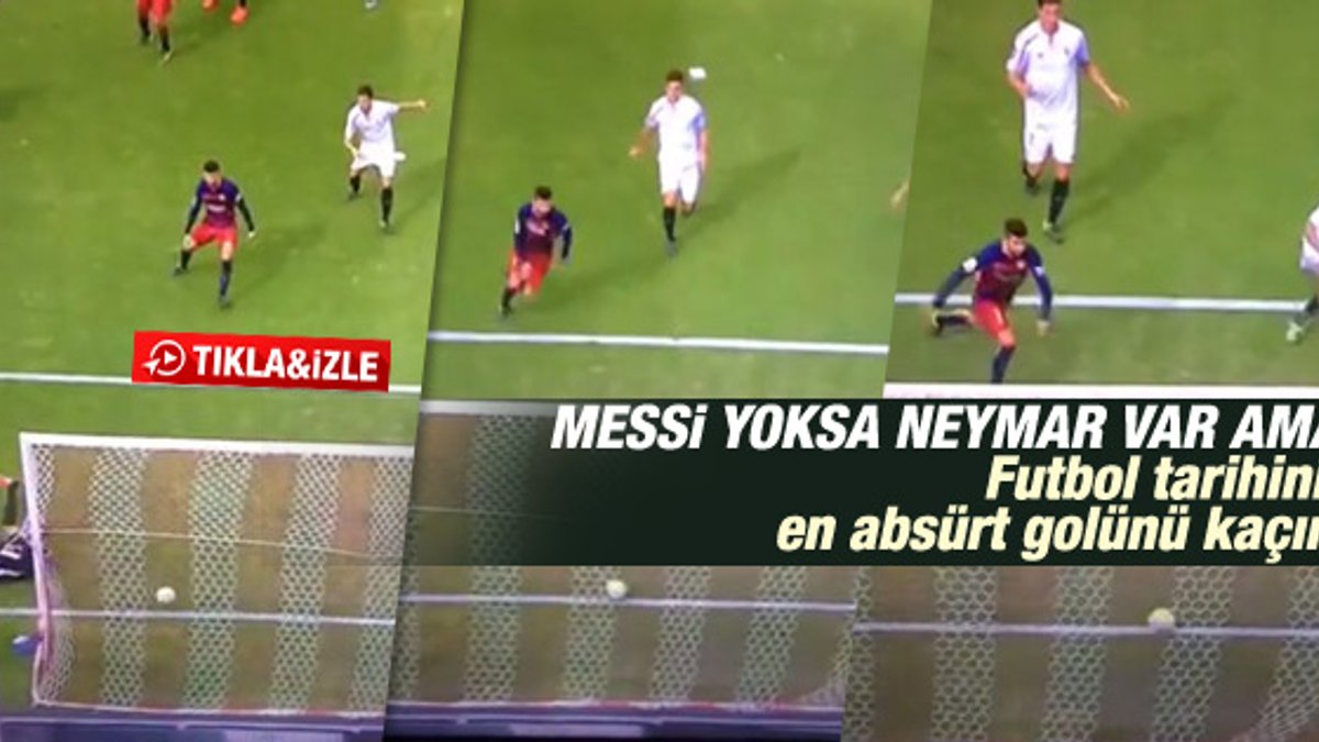 Messi'siz Barcelona, Sevilla'ya yenildi