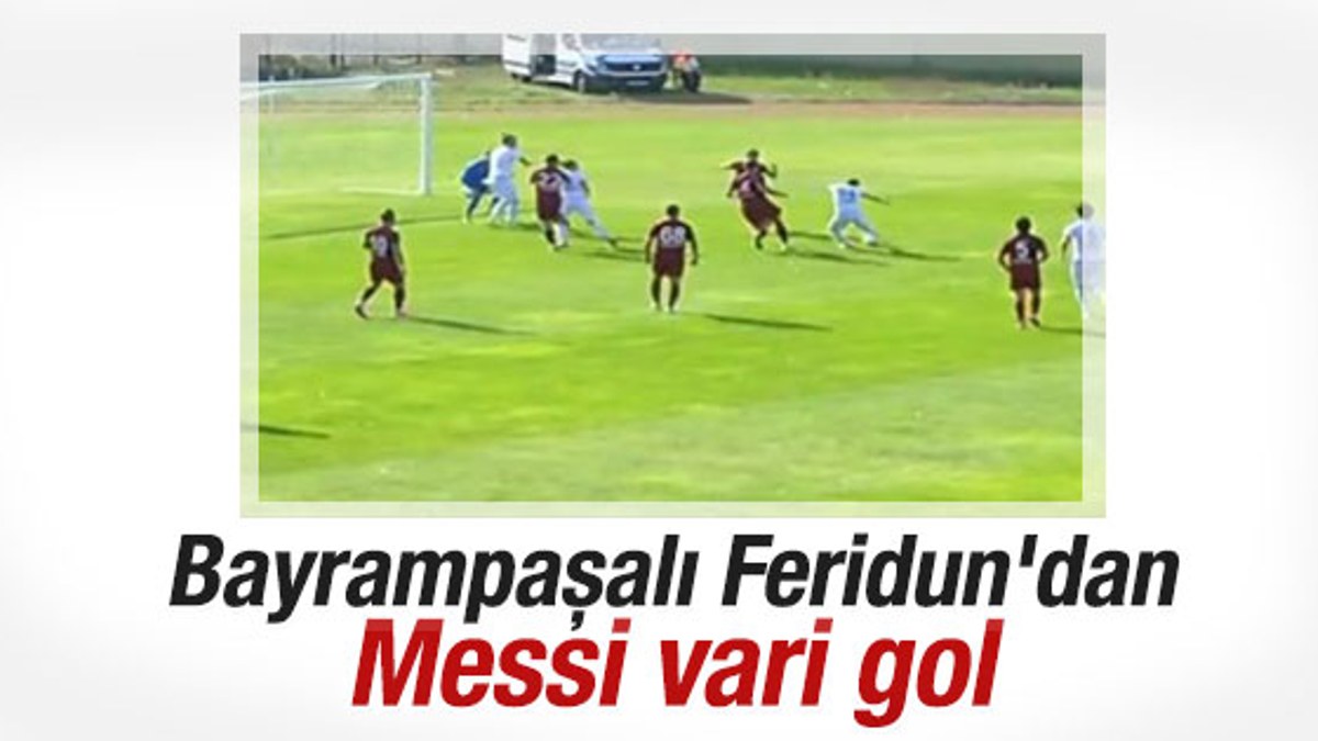 Bayrampaşalı Feridun'dan Messi vari gol