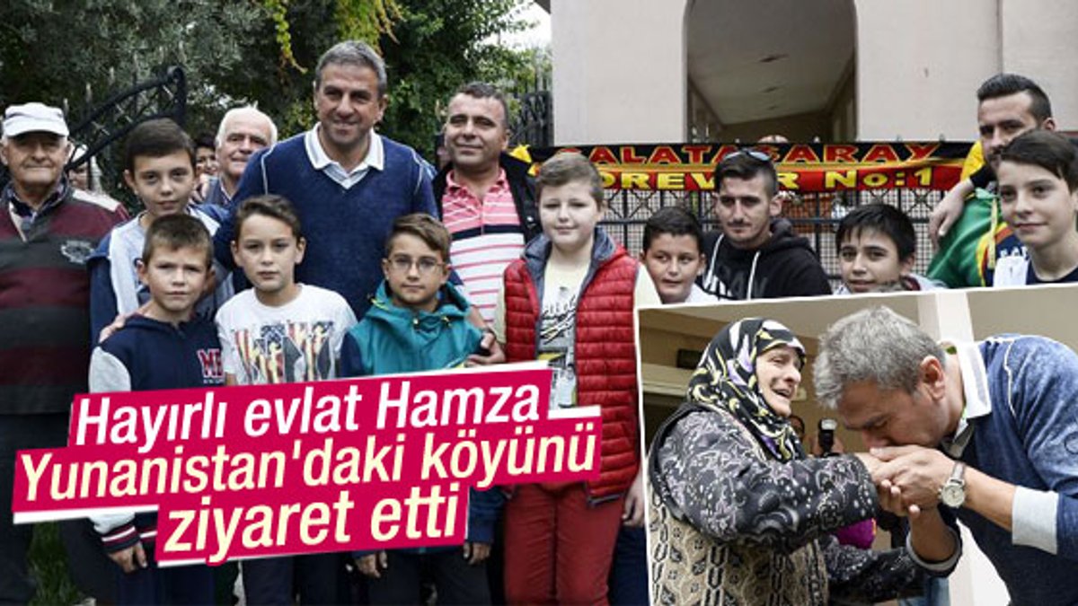 Hamza Hamzaoğlu köyünü ziyaret etti