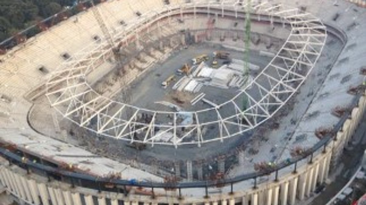 Vodafone Arena'nın çatısı 9 metre yükseldi