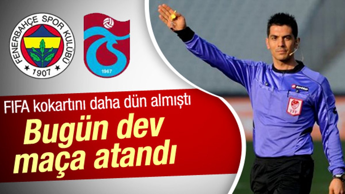 Fenerbahçe - Trabzonspor maçının hakemi Deniz Ateş Bitnel