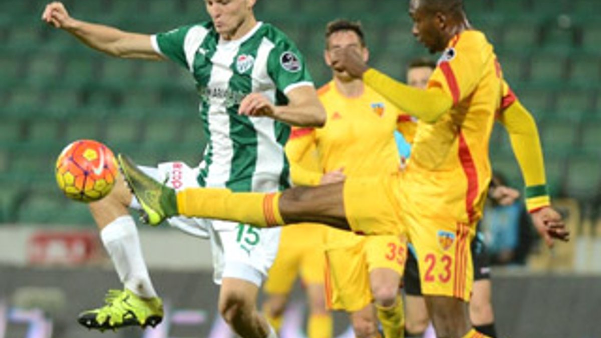 Kayserispor deplasmanda Bursaspor'u yendi