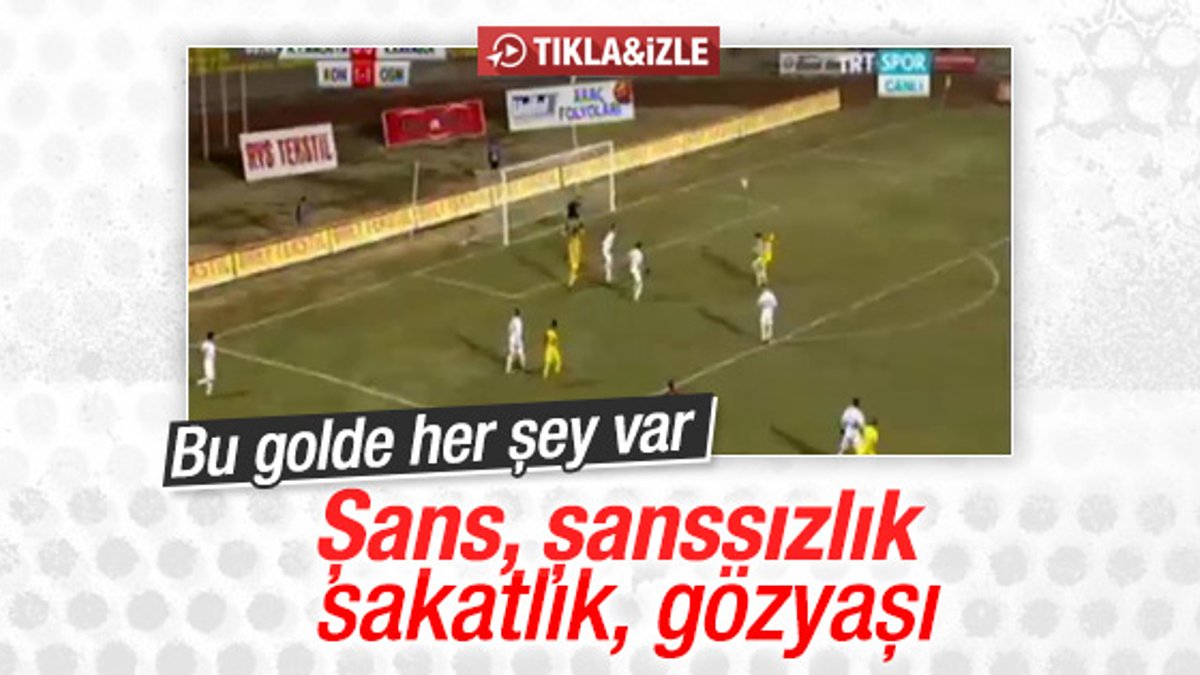 PTT 1. Lig'de atılan gol görenleri şaşırtıyor - İZLE