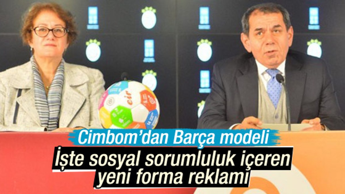 Galatasaray'ın yeni forma reklamı belli oldu