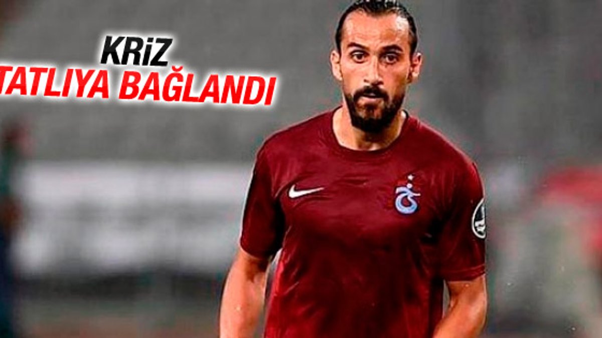 Trabzonspor'da Erkan Zengin krizi çözüldü