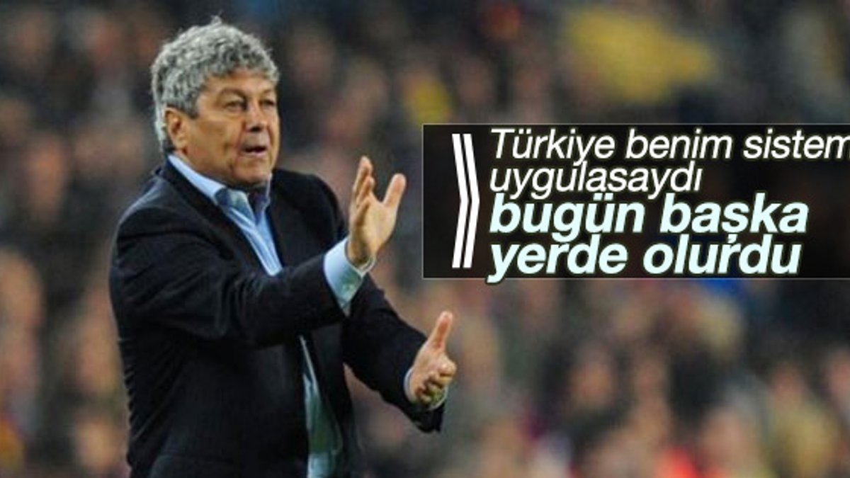 Lucescu: Türk futbolunda gençlerin önü açılmıyor