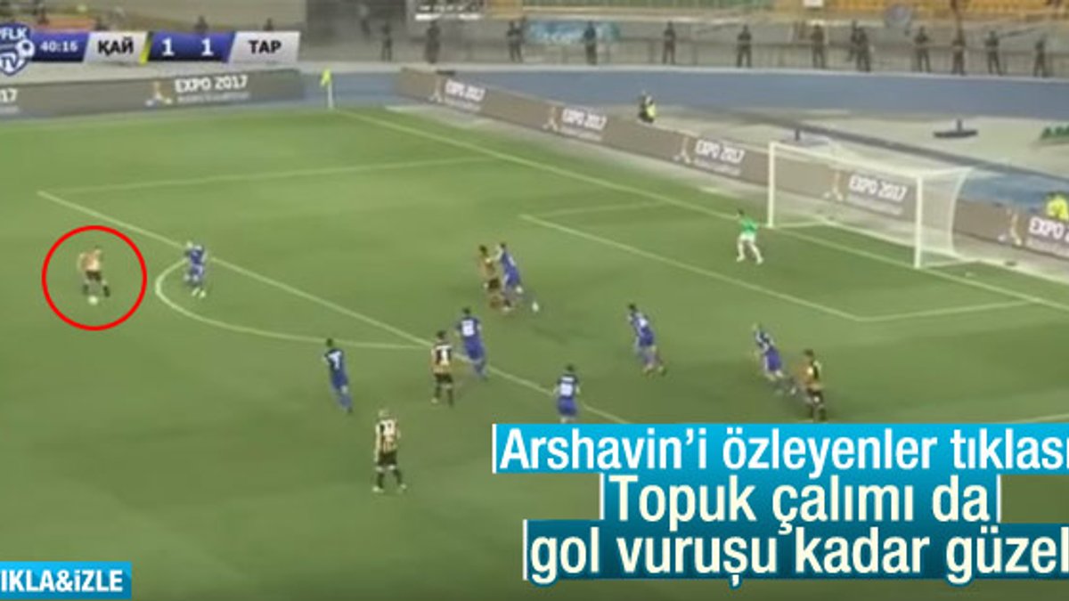 Arshavin'den muazzam gol - İZLE